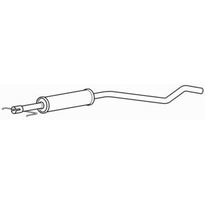 Premium Quality Centre Exhaust Middle Silencer For Vauxhall Astra Z16xep 1.6 (2004-2007) Premium Quality Centre Exhaust Middle Silencer For Vauxhall Astra Z16xep 1.6 (2004-2007)