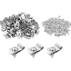 Does Not Apply 100pcs Fence Wire Clamp, Cable Clamp Wire Fence Clips With Screws Mounting Clip Does Not Apply 100pcs Fence Wire Clamp, Cable Clamp Wire Fence Clips With Screws Mounting Clip