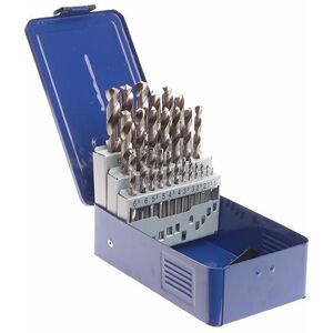 Faithfull Hss Pro Drill Sets In Metal Case / Set Of 25 Multi Colour Tk11614 Faithfull Hss Pro Drill Sets In Metal Case / Set Of 25 Multi Colour Tk11614