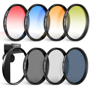 Neewer Fl-P4d 67mm Phone Nd Filter Kit - Cpl/nd32/star/grad For Iphone/samsung Neewer Fl-P4d 67mm Phone Nd Filter Kit - Cpl/nd32/star/grad For Iphone/samsung