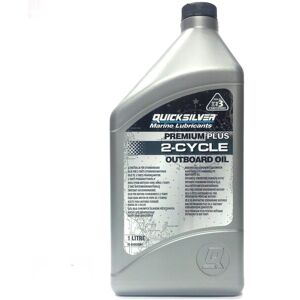Quicksilver Premium Plus 2-Cycle Outboard Oil - Outboard Oil - Gray Quicksilver Premium Plus 2-Cycle Outboard Oil - Outboard Oil - Gray