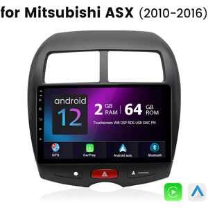 Junsun 2+64gb Carplay Android Car Stereo Radio Gps Sat Nav For Mitsubishi Asx 2010-2016 Junsun 2+64gb Carplay Android Car Stereo Radio Gps Sat Nav For Mitsubishi Asx 2010-2016
