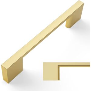 10 Pack Brushed Gold Cabinet Pulls 3-3/4 Inch(96mm) Hole Centers Kitchen Cabinet 10 Pack Brushed Gold Cabinet Pulls 3-3/4 Inch(96mm) Hole Centers Kitchen Cabinet