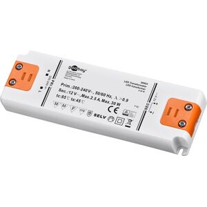 Goobay 30003 Led Transformer, 12 V (Dc)/30 W Goobay 30003 Led Transformer, 12 V (Dc)/30 W