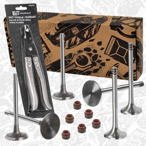 Et Engineteam Valve Set With Elring 701.289 And Pliers For Audi Skoda Vw 1.4 038109611b Amf Et Engineteam Valve Set With Elring 701.289 And Pliers For Audi Skoda Vw 1.4 038109611b Amf