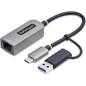 Startech.Com 2.5gbe Usb-C To Ethernet Adapter With Usb-A Converter Nbase-T Nic U Startech.Com 2.5gbe Usb-C To Ethernet Adapter With Usb-A Converter Nbase-T Nic U