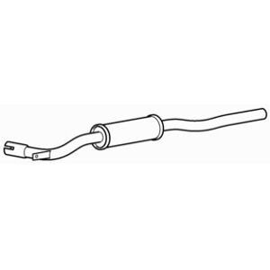 Premium Quality Centre Exhaust Middle Silencer For Volkswagen Passat Yp 1.6 (1981-1985) Premium Quality Centre Exhaust Middle Silencer For Volkswagen Passat Yp 1.6 (1981-1985)