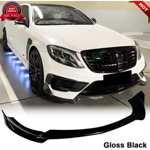 Carmotoring For Benz W222 S400 S550 S600 Sport 2014-17 Glossy Black Front Bumper Lip Spoiler Carmotoring For Benz W222 S400 S550 S600 Sport 2014-17 Glossy Black Front Bumper Lip Spoiler
