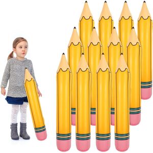 12pcs Giant Large Inflatable Pencils, 27 Inch Blow Up Pencil Balloons Back To Sc 12pcs Giant Large Inflatable Pencils, 27 Inch Blow Up Pencil Balloons Back To Sc