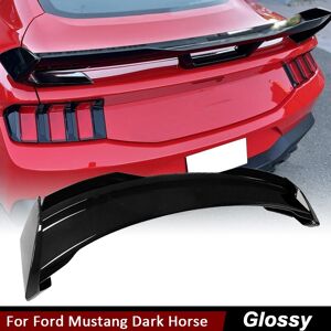 Rio For Ford Mustang Dark Horse 24up Glossy Black Rear Trunk Spoiler Highkick Wing Rio For Ford Mustang Dark Horse 24up Glossy Black Rear Trunk Spoiler Highkick Wing