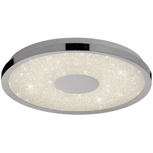 Litecraft Visconte Spirale Ceiling Light 38cm Integrated Led Flush Mount - Polished Chrome Litecraft Visconte Spirale Ceiling Light 38cm Integrated Led Flush Mount - Polished Chrome