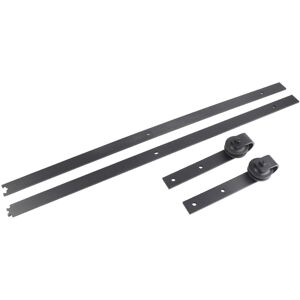 6.6ft Modern Sliding Barn Door Closet Hardware Track System Unit For Single Sg 6.6ft Modern Sliding Barn Door Closet Hardware Track System Unit For Single Sg