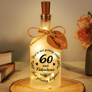 Does Not Apply 60th Birthday Gifts For Women Men - Led Bottle Decorative Light 60 Years Old Gif Does Not Apply 60th Birthday Gifts For Women Men - Led Bottle Decorative Light 60 Years Old Gif