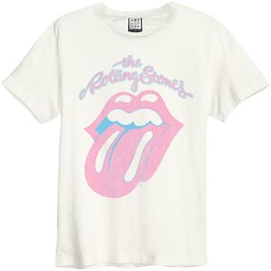 Amplified Unisex Adult Washed Out The Rolling Stones T-Shirtxs Vintage White Gd Amplified Unisex Adult Washed Out The Rolling Stones T-Shirtxs Vintage White Gd