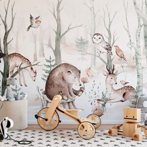 Genius Baby Girl Bedroom Wallpaper Wall Mural 144x100 Inch Nursery Animals Genius Baby Girl Bedroom Wallpaper Wall Mural 144x100 Inch Nursery Animals