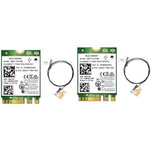 Sodial 6x(2pcs 8260 8260ngw Wifi Card+antenna 2.4g/5ghz 867m Bluetooth 4.2 Ngff M8830 Sodial 6x(2pcs 8260 8260ngw Wifi Card+antenna 2.4g/5ghz 867m Bluetooth 4.2 Ngff M8830