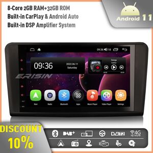 Erisin 8-Core 9" Android 11 Car Stereo Gps Sat Nav Dab+ Mercedes Ml/gl Klasse W164 X164 Erisin 8-Core 9" Android 11 Car Stereo Gps Sat Nav Dab+ Mercedes Ml/gl Klasse W164 X164