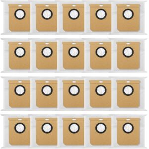 Sodial 3x(Dust Bags For L50 L60 Robot Vacuums Cleaner Self-Emptying Dock,1042 Sodial 3x(Dust Bags For L50 L60 Robot Vacuums Cleaner Self-Emptying Dock,1042