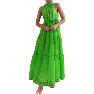 Sodial Women'S Summer Floral Maxi Sun Dress Sleeveless Halter Neck Flowy Ruffle6393 Sodial Women'S Summer Floral Maxi Sun Dress Sleeveless Halter Neck Flowy Ruffle6393