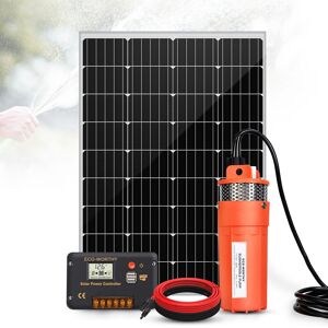 Pumplus Dc House 120w Solar Powered Pump Kit :12v Dc Deep Well Submersible Water Pump Pumplus Dc House 120w Solar Powered Pump Kit :12v Dc Deep Well Submersible Water Pump