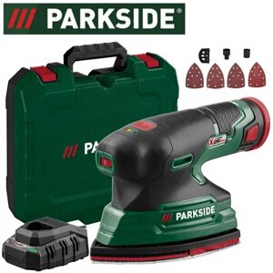 Parkside 12v Cordless Detail Multi Sander Starter Set With 2ah Battery & Charger Parkside 12v Cordless Detail Multi Sander Starter Set With 2ah Battery & Charger