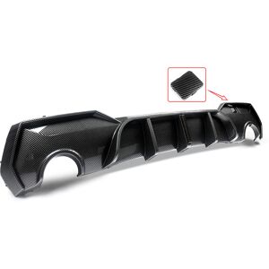 Rio Carbon Look Rear Diffuser Lip Valance W/led For Bmw 4 Series G22 G23 M Sport 20+ Rio Carbon Look Rear Diffuser Lip Valance W/led For Bmw 4 Series G22 G23 M Sport 20+
