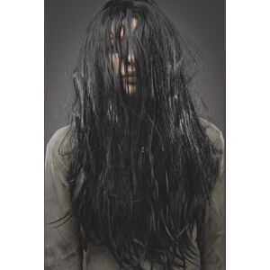 Struts Womens Halloween The Ring Girl Style Scary Adult Fancy Dress Long Black Wig Struts Womens Halloween The Ring Girl Style Scary Adult Fancy Dress Long Black Wig