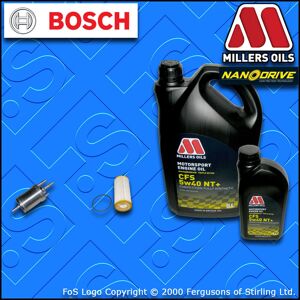 Millers Oils Service Kit For Audi A1 S1 Quattro Oil Fuel Filters +5w40 Nt+ Oil (2014-2018) Millers Oils Service Kit For Audi A1 S1 Quattro Oil Fuel Filters +5w40 Nt+ Oil (2014-2018)