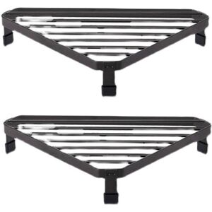 Sodial 3x(Furnace Angle Frame Wrought Iron Triangular Iron Frame Shelf Pot Rack7861 Sodial 3x(Furnace Angle Frame Wrought Iron Triangular Iron Frame Shelf Pot Rack7861