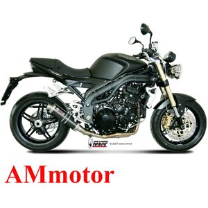 Mivv Triumph Speed Triple 2007 07 Exhaust Gp Carbon Motorcycle Low Mivv Triumph Speed Triple 2007 07 Exhaust Gp Carbon Motorcycle Low