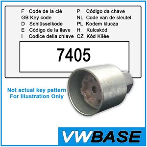 For Nissan Security Master Locking Wheel Lock Nut Key 7405 E Lwnk Bolt Lugnut For Nissan Security Master Locking Wheel Lock Nut Key 7405 E Lwnk Bolt Lugnut