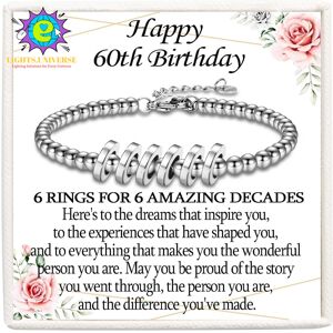 60th Birthday Gifts For Women, Birthday Bracelet Gifts For 30-80 Year Old Women 60th Birthday Gifts For Women, Birthday Bracelet Gifts For 30-80 Year Old Women