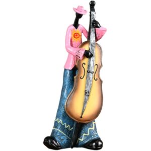 Sodial 2x(Jazz Band Player Figurines Vintage Musician Figure Resin Statues Desktop6775 Sodial 2x(Jazz Band Player Figurines Vintage Musician Figure Resin Statues Desktop6775