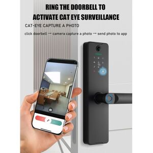 Smart Door Lock With Hd Camera 6 In 1 Password Ic Card Key App Unlock Keypad Smart Door Lock With Hd Camera 6 In 1 Password Ic Card Key App Unlock Keypad