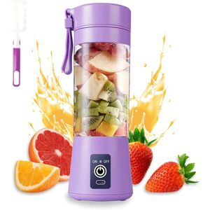 Doublecare Portable Blender, Personal Juicer Cup, 380ml Handheld Fruit Mixer Machine Usb Re Doublecare Portable Blender, Personal Juicer Cup, 380ml Handheld Fruit Mixer Machine Usb Re