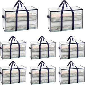 Does Not Apply 8 Pack Extra Large Moving Storage Bags Heavy Duty Tote Organizer Box Alternative Does Not Apply 8 Pack Extra Large Moving Storage Bags Heavy Duty Tote Organizer Box Alternative