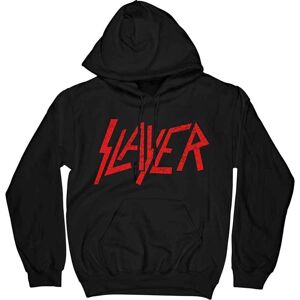 Slayer Unisex Pullover Hoodie: Distressed Logo (Xx-Large) Slayer Unisex Pullover Hoodie: Distressed Logo (Xx-Large)