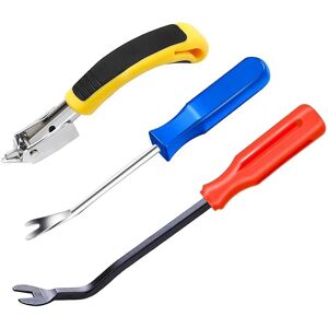 Sodial 3x(3pcs Staple Remover, Heavy Duty Upholstery Staple Puller Tool With2829 Sodial 3x(3pcs Staple Remover, Heavy Duty Upholstery Staple Puller Tool With2829
