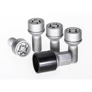 Set Of 4 Evo5 Mk5 Wheel Locking Bolts Hex:17mm (M14x1.5) Len:47mm Thread:28mm Set Of 4 Evo5 Mk5 Wheel Locking Bolts Hex:17mm (M14x1.5) Len:47mm Thread:28mm