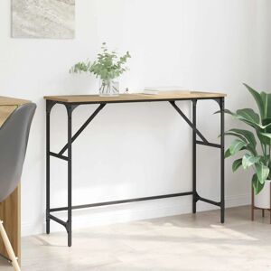 Console Table Artisan Oak 100 X 32 X 75 Cm Engineered Wood Vidaxl Console Table Artisan Oak 100 X 32 X 75 Cm Engineered Wood Vidaxl