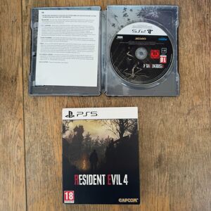 Resident Evil 4 Remake Steelbook Edition Playstation 5 Ps5 - Damaged - New Resident Evil 4 Remake Steelbook Edition Playstation 5 Ps5 - Damaged - New
