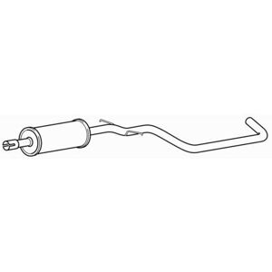 Premium Centre Exhaust Middle Silencer For Seat Leon Bse/bsf/ccsa 1.6 (2006-2007) Premium Centre Exhaust Middle Silencer For Seat Leon Bse/bsf/ccsa 1.6 (2006-2007)