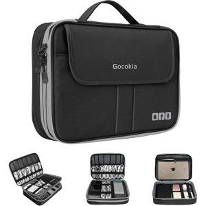 Does Not Apply Double Layers Large Capacity Travel Electronic Accessories Organizer Bag, 2 Fron Does Not Apply Double Layers Large Capacity Travel Electronic Accessories Organizer Bag, 2 Fron