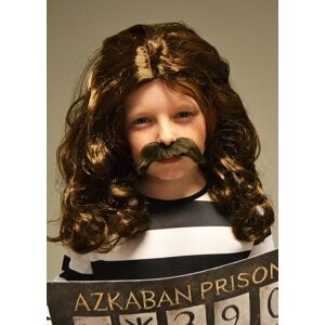 Struts Kids Sirius Black Style Fancy Dress Fantasy Curly Wig & Moustache Struts Kids Sirius Black Style Fancy Dress Fantasy Curly Wig & Moustache