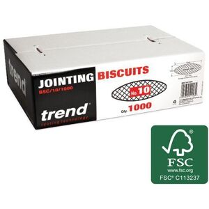 Certified Biscuit Joint 1000pcs Carpentry Joinery No.10 Bsc/10/1000f Trend Tools Certified Biscuit Joint 1000pcs Carpentry Joinery No.10 Bsc/10/1000f Trend Tools