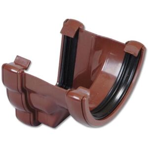 Floplast Guttering Rnr4br 110mm Niagara To 112mm Half Round Adaptor - L/h -Brown Floplast Guttering Rnr4br 110mm Niagara To 112mm Half Round Adaptor - L/h -Brown
