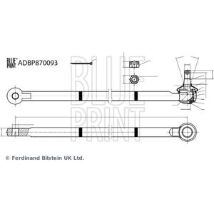 Tie Rod End Steering Blue Print Adbp870093 Fits Suzuki Samurai Tie Rod End Steering Blue Print Adbp870093 Fits Suzuki Samurai