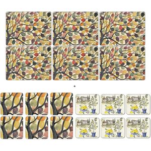 Pimpernel - Dancing Branches, 6 Placemats + 6 Coasters + 6 Free Bonus Coasters Pimpernel - Dancing Branches, 6 Placemats + 6 Coasters + 6 Free Bonus Coasters