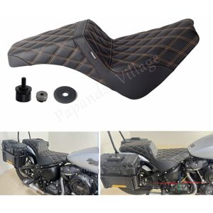 Papandacycle Sport Style 2-Up Seat W/ Mounting Kit For Harley Softail Fxst Street Bob 2018-24 Papandacycle Sport Style 2-Up Seat W/ Mounting Kit For Harley Softail Fxst Street Bob 2018-24