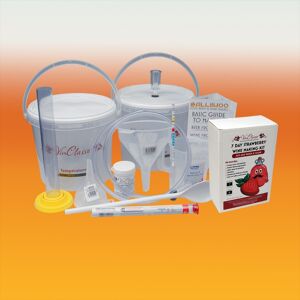 Vinclasse Wine Making Starter Equipment With Strawberry 6 Bottle Ingredient Kit Vinclasse Wine Making Starter Equipment With Strawberry 6 Bottle Ingredient Kit